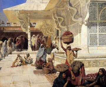 ファテープル・シクリのフェスティバル ペルシャ人 エジプト人 インド人 エドウィン・ロード・ウィーク Oil Paintings